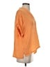 Xirena Orange Short Sleeve Blouse Size S - photo 4