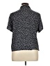 chm Polka Dots Black Short Sleeve Blouse Size XL - photo 2