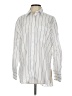 Banana Republic 100% Cotton Stripes Ivory Long Sleeve Button-Down Shirt Size S - photo 1
