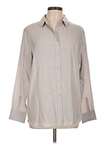 Uniqlo Long Sleeve Button-Down Shirt (view 1)