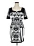 Emage Graphic Black Casual Dress Size 14 - photo 1