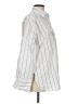 Banana Republic 100% Cotton Stripes Ivory Long Sleeve Button-Down Shirt Size S - photo 4