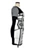 Emage Graphic Black Casual Dress Size 14 - photo 4