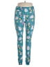 Lularoe Print Blue Leggings Size 1X (Tall & Curvy) - photo 1
