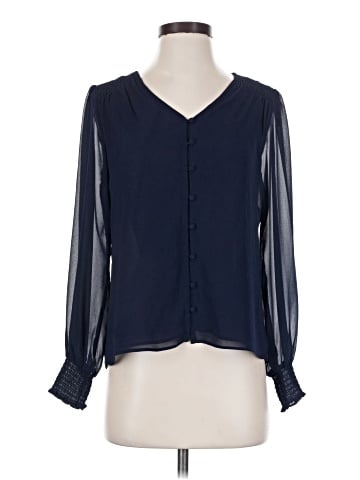 Sam and Jess Long Sleeve Blouse (view 1)