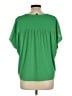 Ann Taylor Green Short Sleeve Blouse Size L - photo 2