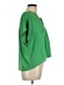 Ann Taylor Green Short Sleeve Blouse Size L - photo 4