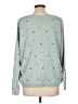 J.Jill Polka Dots Teal Pullover Sweater Size L - photo 2