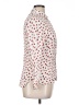 Zara Hearts Ivory 3/4 Sleeve Blouse Size XL - photo 4