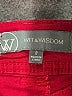 Wit & Wisdom Solid Red Casual Pants Size 8 - photo 7