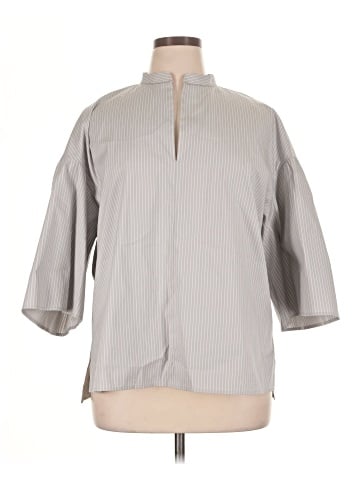 Lafayette 148 New York 3/4 Sleeve Blouse (view 1)