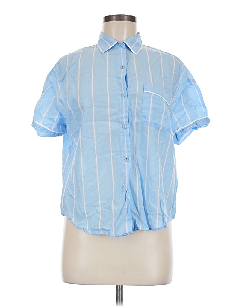Pre-owned Stars Above Short Sleeve Polo Shirt In Blue