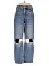 Topshop Color Block Blue Jeans Size 25 waist - photo 1