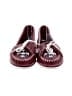 Minnetonka Aztec Or Tribal Print Burgundy Flats Size 10 - photo 2