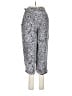 Hillard & Hanson 100% Silk Paisley Silver Silk Pants Size 10 - photo 2
