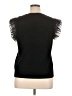 Sioni Black Short Sleeve Top Size XL - photo 2