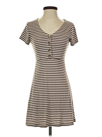 Pink Rose Casual Dress (view 1)