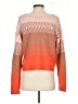 Lulus Color Block Orange Pullover Sweater Size S - photo 2