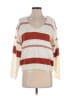 Shein 100% Acrylic Stripes Ivory Pullover Sweater Size 4 - photo 1