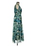 Taylor 100% Polyester Tropical Teal Cocktail Dress Size S (estimated) - photo 4