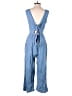 J.Crew Solid Blue Jumpsuit Size 6 - photo 2