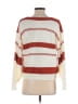 Shein 100% Acrylic Stripes Ivory Pullover Sweater Size 4 - photo 2