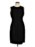Kasper Solid Black Cocktail Dress Size 10 (petite) - photo 1
