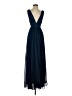 Fame And Partners Blue Cocktail Dress Size 0 - photo 1