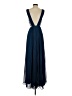 Fame And Partners Blue Cocktail Dress Size 0 - photo 2