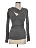 Tracy Reese Gray Long Sleeve Top Size M - photo 1