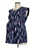 Motherhood 100% Polyester Blue Sleeveless Top Size Lg Maternity - photo 1