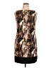 AB Studio Graphic Brown Cocktail Dress Size 14 - photo 1