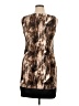 AB Studio Graphic Brown Cocktail Dress Size 14 - photo 2