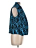 Eclair 100% Polyester Blue Sleeveless Blouse Size L - photo 4