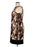 AB Studio Graphic Brown Cocktail Dress Size 14 - photo 5