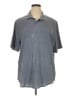 Assorted Brands Chevron-herringbone Gray Short Sleeve Button-Down Shirt Size XL - photo 1