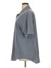 Assorted Brands Chevron-herringbone Gray Short Sleeve Button-Down Shirt Size XL - photo 5