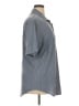 Assorted Brands Chevron-herringbone Gray Short Sleeve Button-Down Shirt Size XL - photo 4