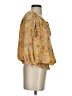 Max Studio 100% Polyester Yellow 3/4 Sleeve Blouse Size XS - photo 4