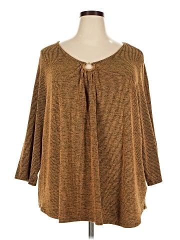 Ruby Rd. 3/4 Sleeve Top (view 1)
