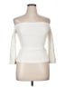 Trina Turk Ivory 3/4 Sleeve Top Size 10 - photo 1