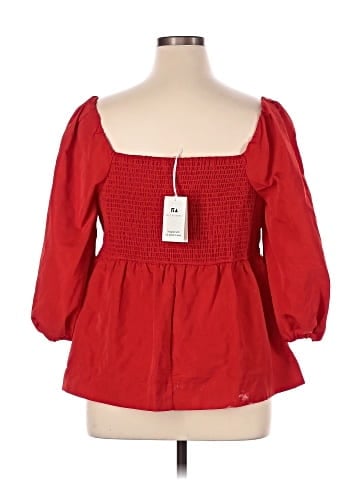 Free Assembly 3/4 Sleeve Blouse (view 2)