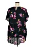 Torrid 100% Rayon Black Short Sleeve Blouse Size 5X Plus (5) - photo 2