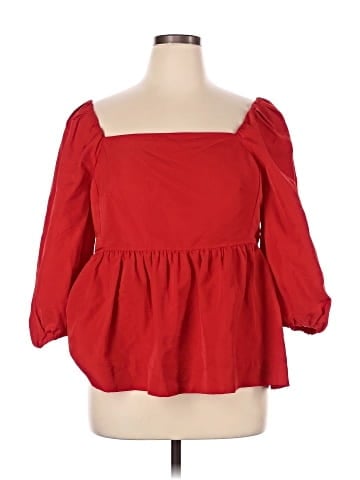 Free Assembly 3/4 Sleeve Blouse (view 1)