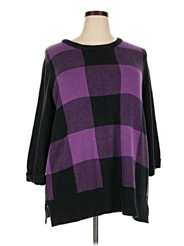 Woman Within Pullover Sweater (view 1)