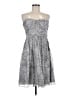 J.Crew 100% Silk Paisley Gray Cocktail Dress Size 10 - photo 1