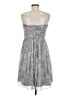J.Crew 100% Silk Paisley Gray Cocktail Dress Size 10 - photo 2