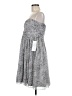 J.Crew 100% Silk Paisley Gray Cocktail Dress Size 10 - photo 5