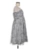 J.Crew 100% Silk Paisley Gray Cocktail Dress Size 10 - photo 4