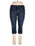 Gloria Vanderbilt Solid Blue Jeans Size 14 Petite - photo 1